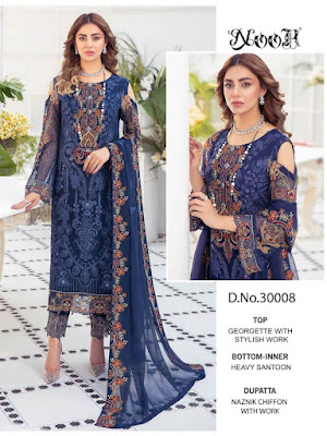 Noor Chevron vol 6 wholesale Pakistani Suits catalog