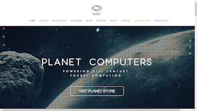 Planet Computers Main Page.