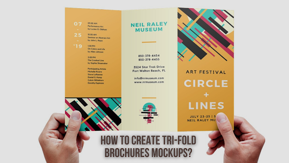 How to Create Tri-Fold Brochures Mockups?