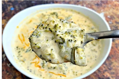 Keto Low-Carb Instant Pot Copycat Panera Broccoli Cheddar Soup