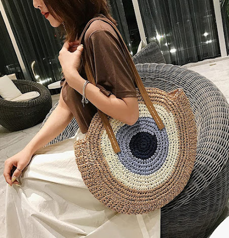 Cheap Straw Shoulder Bag for Summer