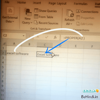 MS Excel Case Change Upper Lower Proper function