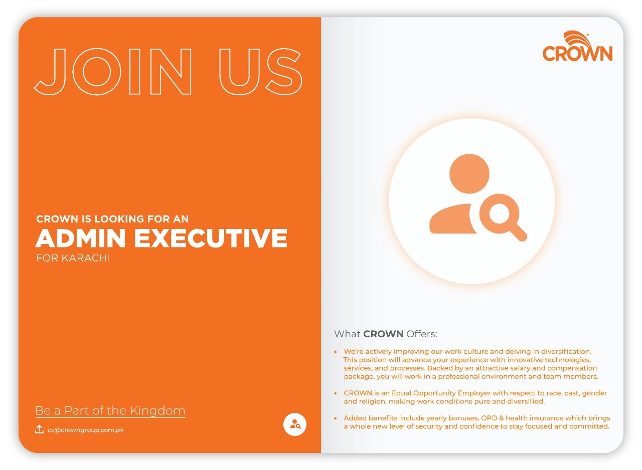 Crown Group Of Companies Jobs Admin Executive 2022