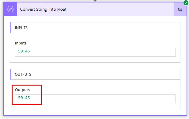 Power Automate Functions - Float Function