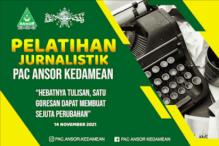 GP Ansor Kecamatan Kedamean Gelar Pelatihan Jurnalistik dan Desain Grafis