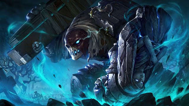 grock grave guardian skin mobile legends wallpaper hd