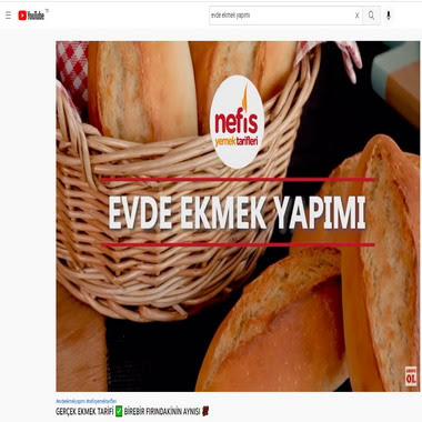 youtube com - evde ekmek yapımı