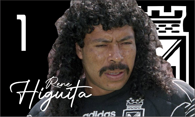 RENE HIGUITA GOLEIRO SELEÇÃO COLOMBIA ATLETICO MEDELIN