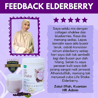 Life Shake Elderberry Shaklee Tahan Berapa Lama dan Review