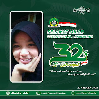 Twibbon MILAD AL-KARIMIYAH 2022