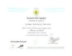 Diploma Profesor Padel   (APA)