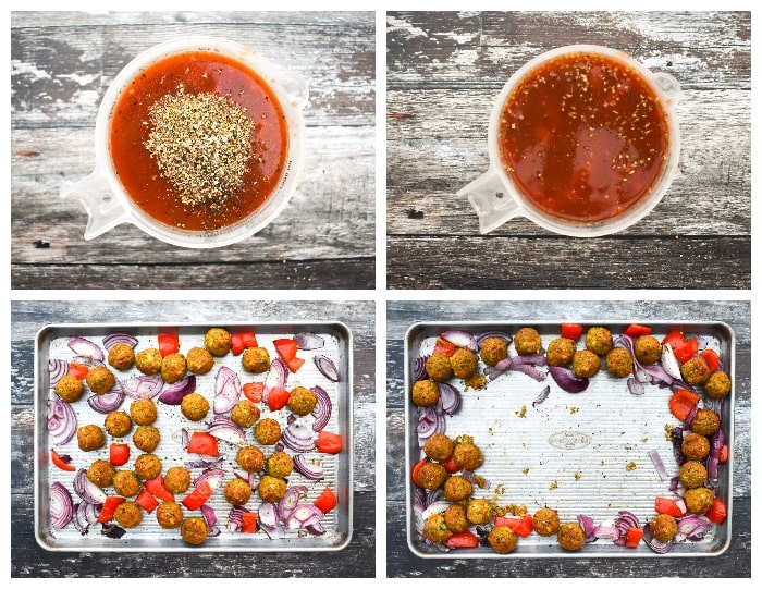 In my continuing quest to make simple vegan dinners that are packed with flavour One-Pot Vegan Meatball Spaghetti Bake 