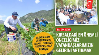 ​Başkan Altay: “Kırsaldaki En Önemli Önceliğimiz Vatandaşlarımızın Gelirini Artırmak”