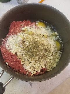 Ingredients for Homemade Italian Meatballs