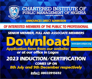 2023: Apply for CIPM Membership and Induction