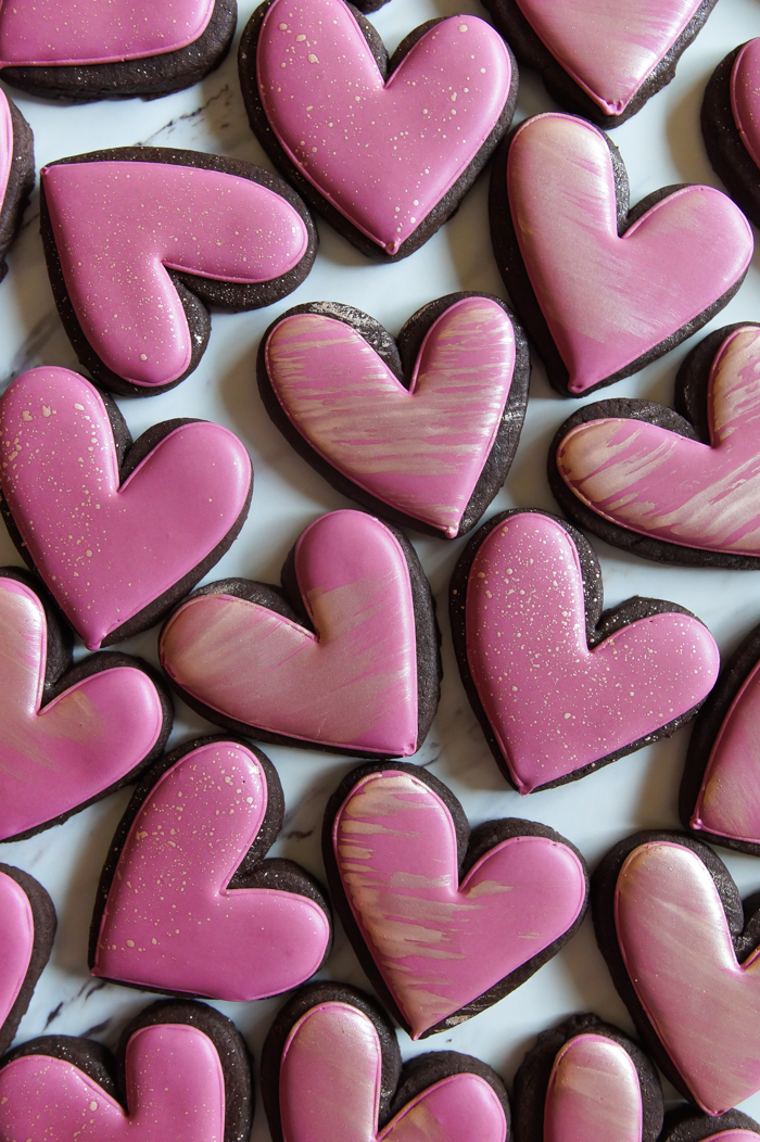 ideas for decorated Valentine cookies