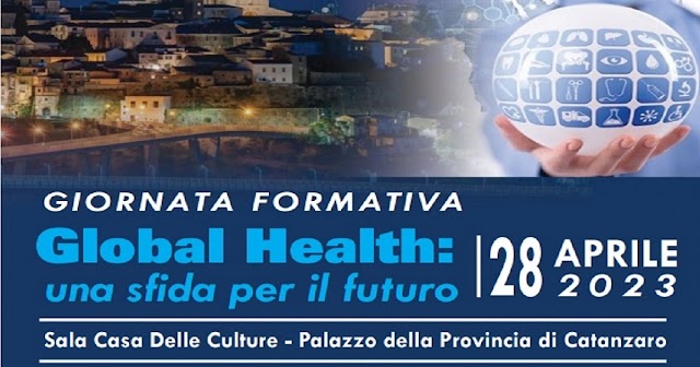 “Global Health: una sfida per il futuro”, venerdì 28 aprile giornata formativa alla Casa delle Culture di Catanzaro