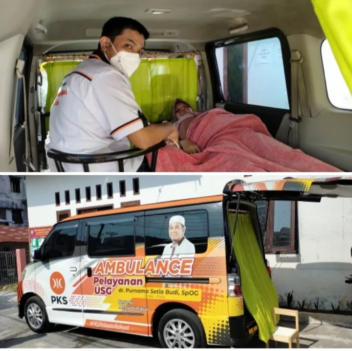 Anggota DPRA Komisi V, dr. Purnama Setia Budi Gelar Softlaunching Ambulance Gratis Milik PKS