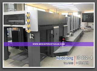 Heidelberg Speedmaster CD 102 4 Colors year 2013
