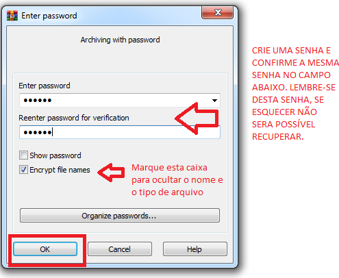 Winrar senha