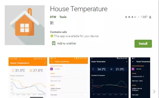 house temperature