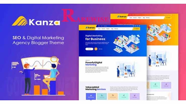 Kanza Premium Blogger Template 2022