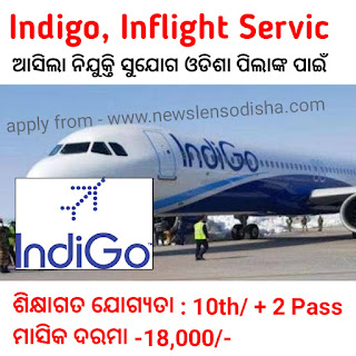 Indigo, Inflight Service Recruitment 2021,Online Application - News Lens Odisha