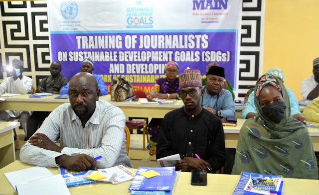 FG Commends UNIC, MAIN for training journalists as critical stakeholders on SDGs   