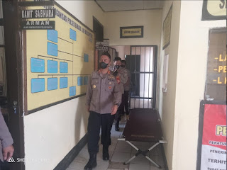 Cek Kesiapan Personel, Kapolres Sidak Ke Polsek Baraka