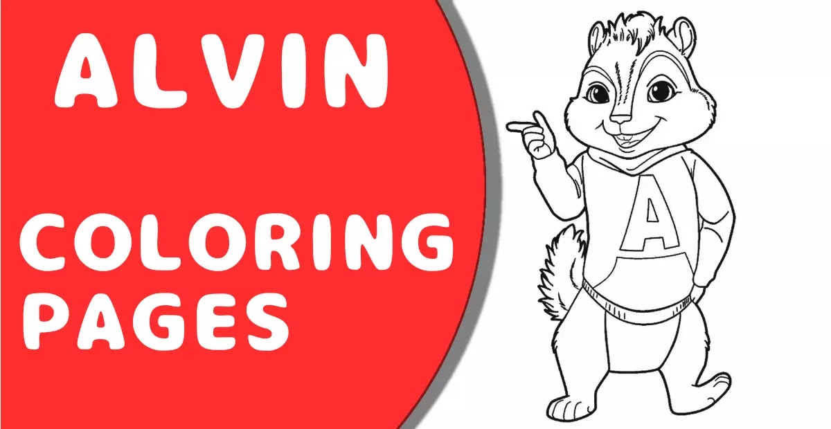 Alvin Coloring pages