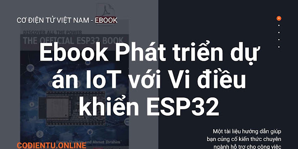 Ebook Phát triển dự án IoT với Vi điều khiển ESP32