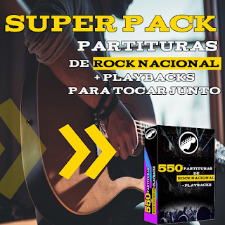 SUPER PACOTE DE PARTITURAS DE ROCK NACIONAL EM PDF PARA VIOLÃO E GUITARRA