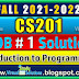 CS201 GDB 1 Solution 2022 | Fall 2021