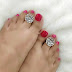 Silver toe rings