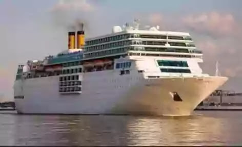 Pakistan's Largest cruise liner docked at Gadani port, Karachi