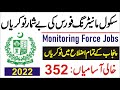 School Education Department–CM Monitoring Force Punjab Latest 2022 Jobs
