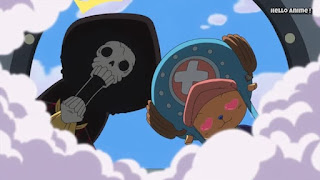 ワンピースアニメ WCI編 846話 チョッパー ブルック | ONE PIECE ホールケーキアイランド編