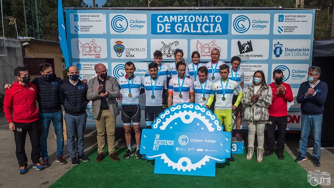 Javier Busto y Eva Ortega se coronaron en Noia, como los primeros campeones de Galicia de Resistencia