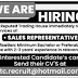 Sales representative  jobs in reputed trading Company