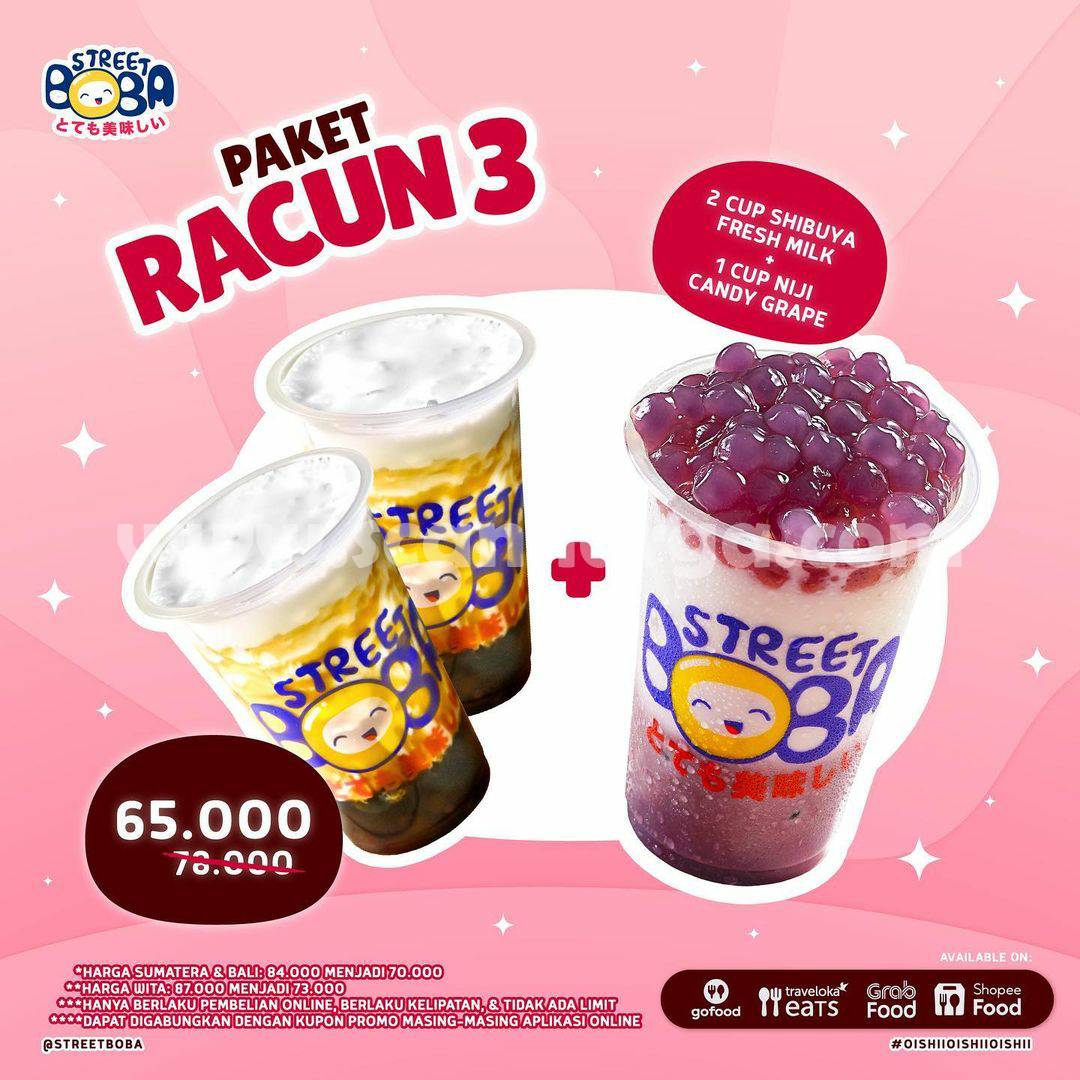 STREET BOBA Promo Paket RACUN Bundle Bobita