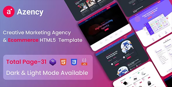 Best Creative Marketing Agency & eCommerce HTML Template