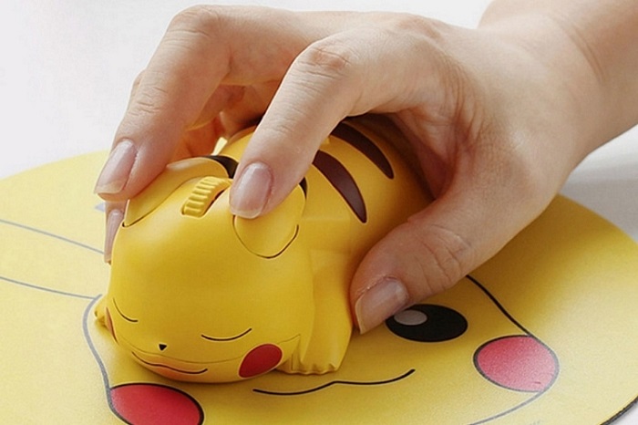 Brando Pokemon Pikachu Wireless Mouse-It Sleeps On Your Mousepad