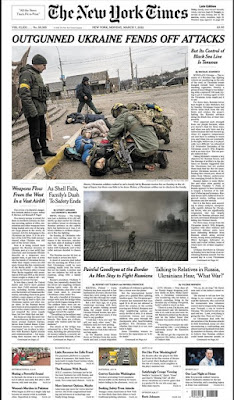 New York Times front page