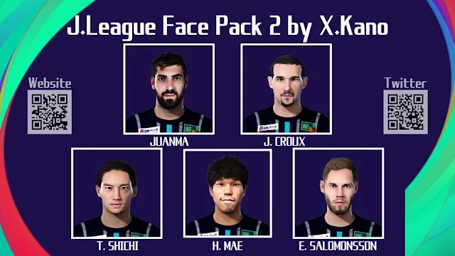 J.League Face Pack 2 For eFootball PES 2021