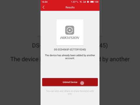 How to unlink Hikvision DVR