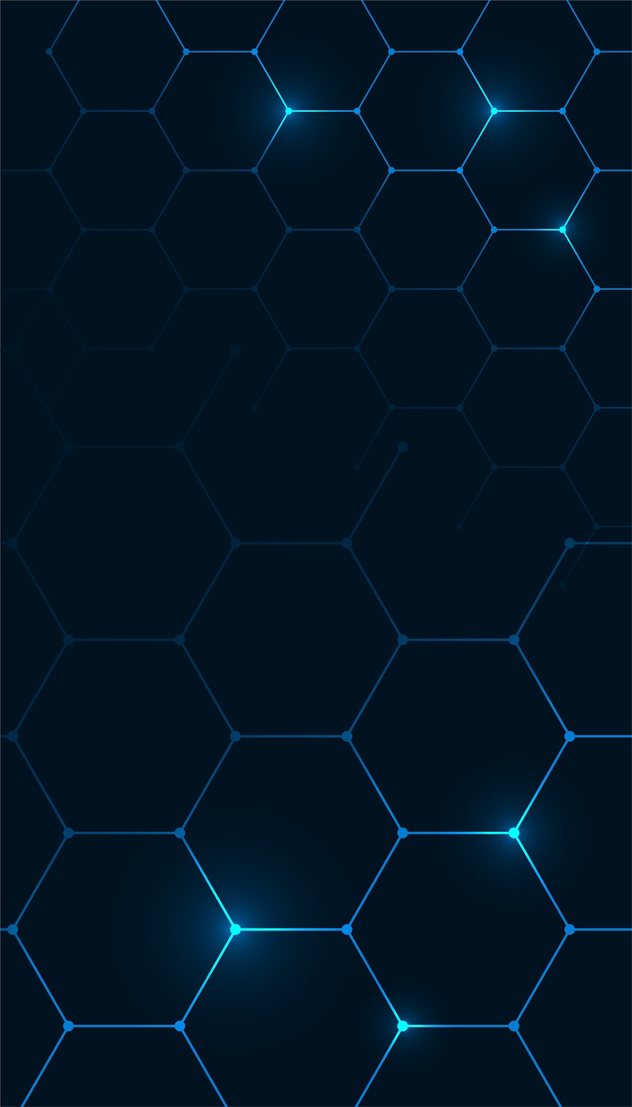 4k Wallpaper for Mobile - Hexagon Pattern