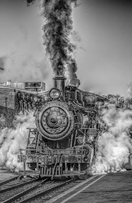 This is an image of a steam engine.