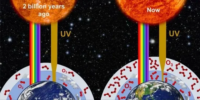 Los niveles de radiación UV que llegan a la superficie de la Tierra pueden haber cambiado en los últimos 2.400 millones de años. Crédito: Greg Cooke/ Royal Society Open Science