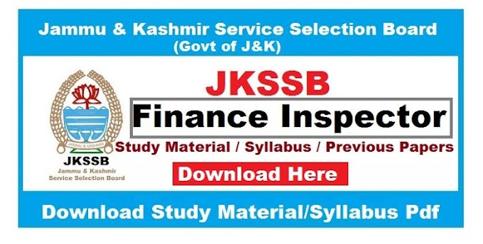 Download JKSSB Sub-Inspector Previous Year Solved Papers Free 