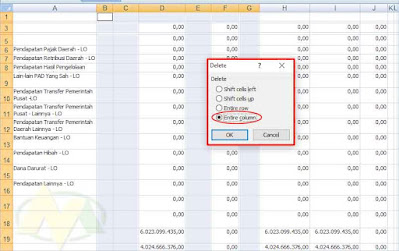 Cara Menghapus Baris dan Kolom Yang Kosong Secara Otomatis dan Cepat di Ms Excel.